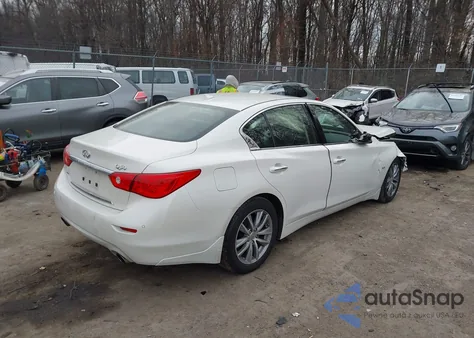 2017 Infiniti Q50 3.0T Premium z USA, uszkodzony, nr VIN JN1EV7AR2HM830726